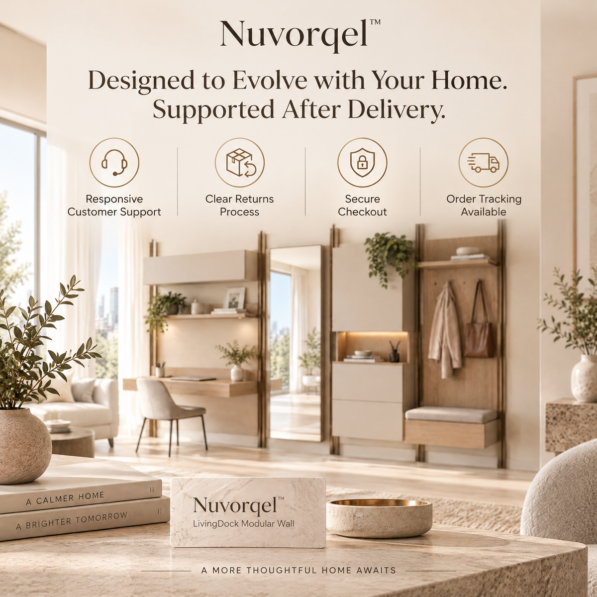 Nuvorqel™ LivingDock Modular Wall
