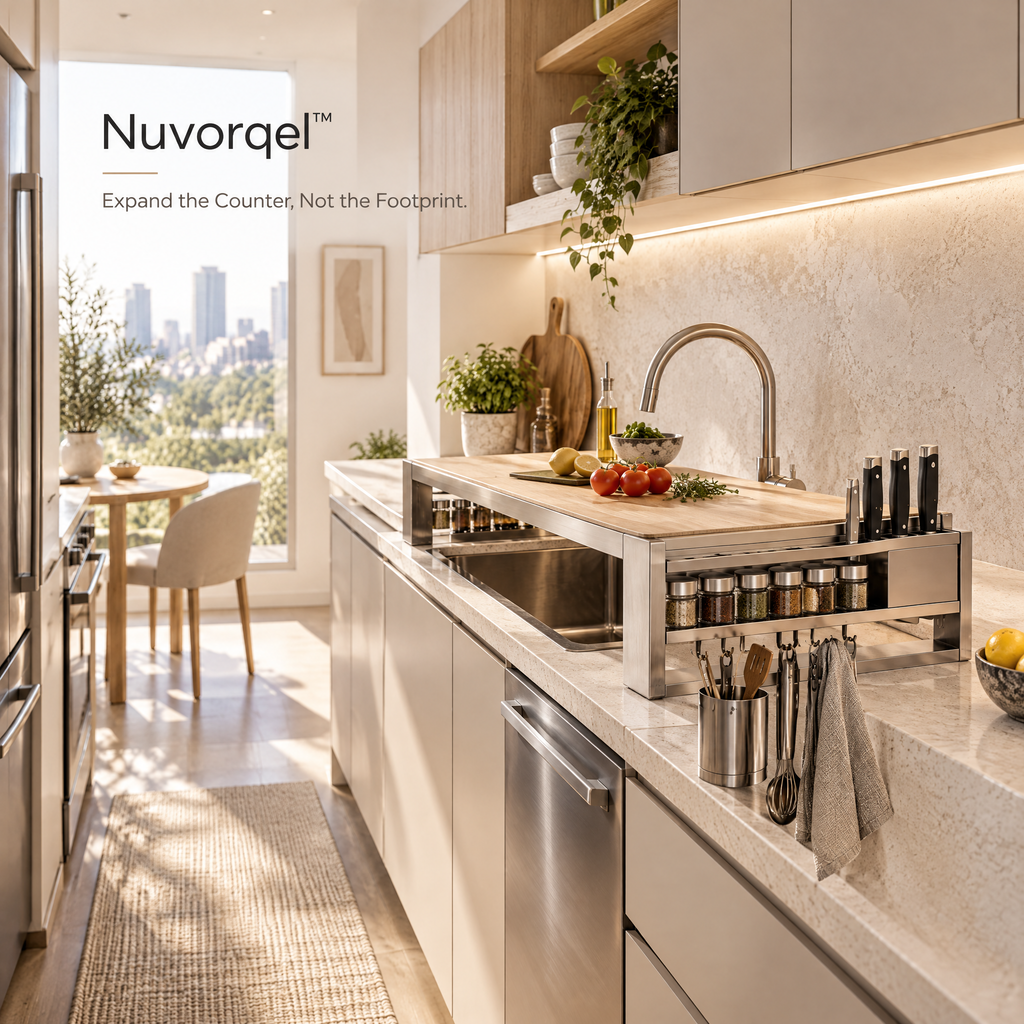 Nuvorqel™ KitchenBridge Counter System