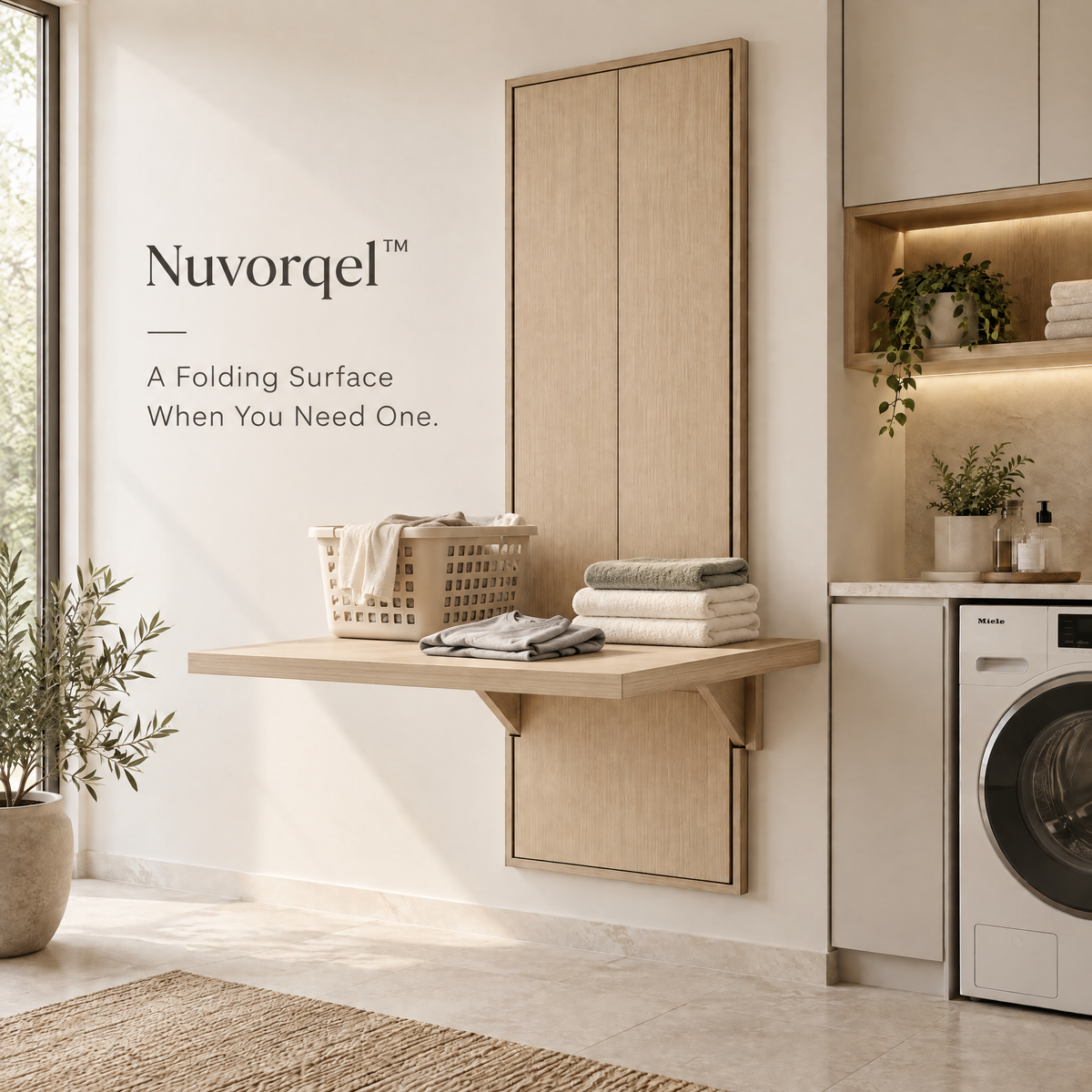 Nuvorqel™ LaundryFold Utility Wall