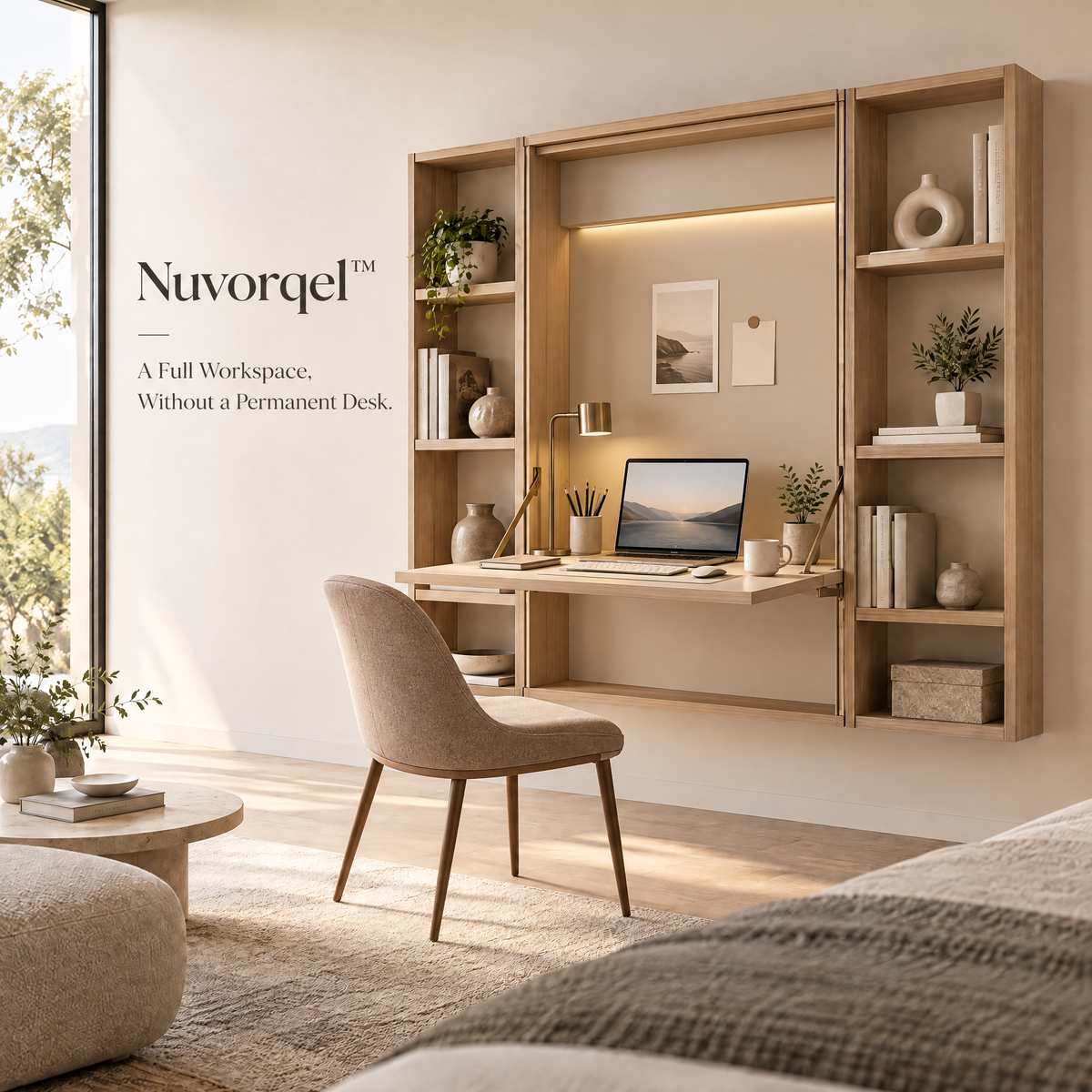 Nuvorqel™ ShelfDrop Work Panel