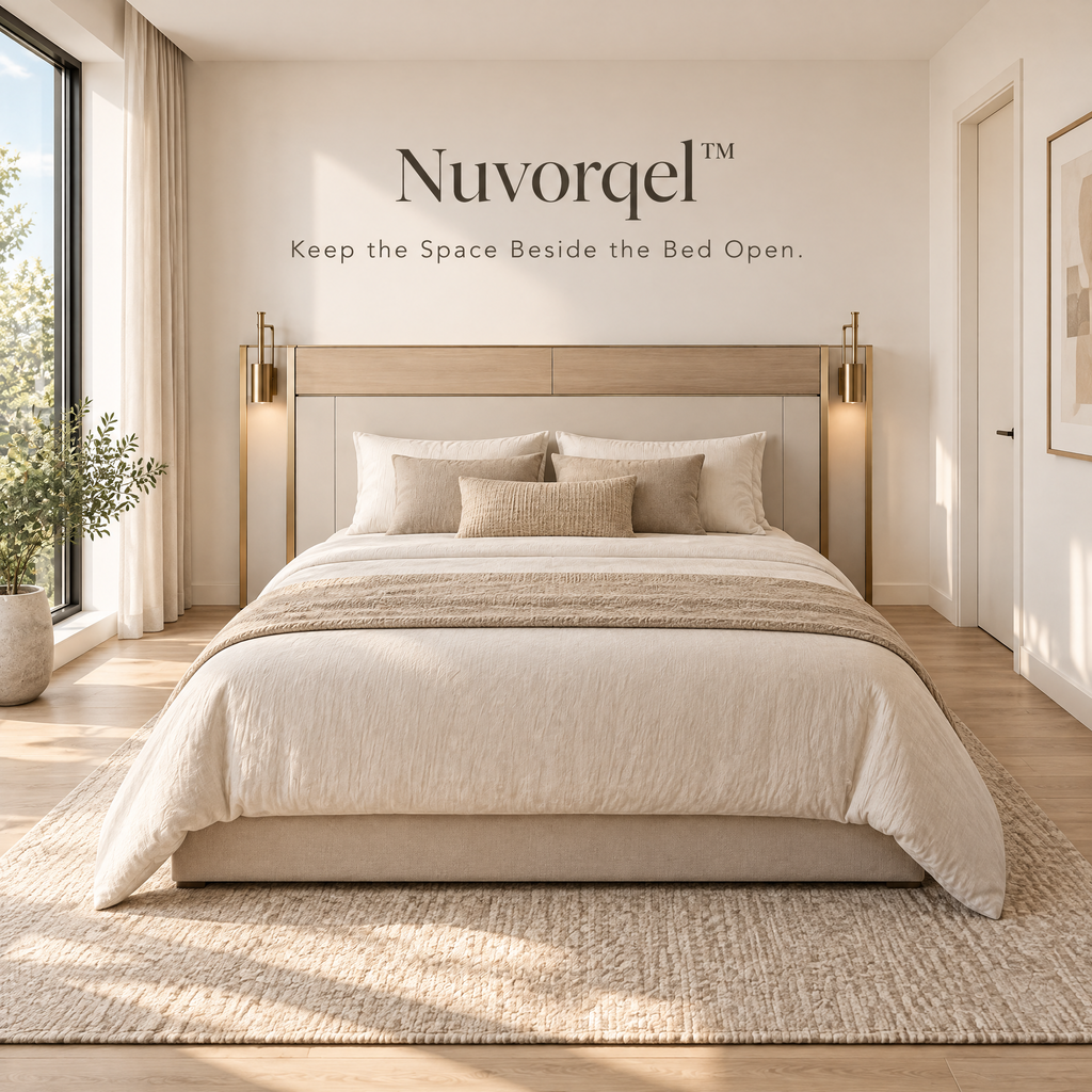 Nuvorqel™ BedRail Headboard System