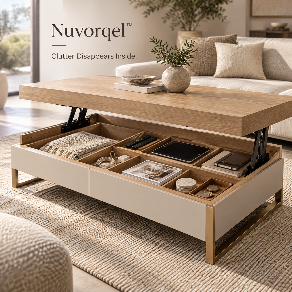 Nuvorqel™ LiftArc Living Table