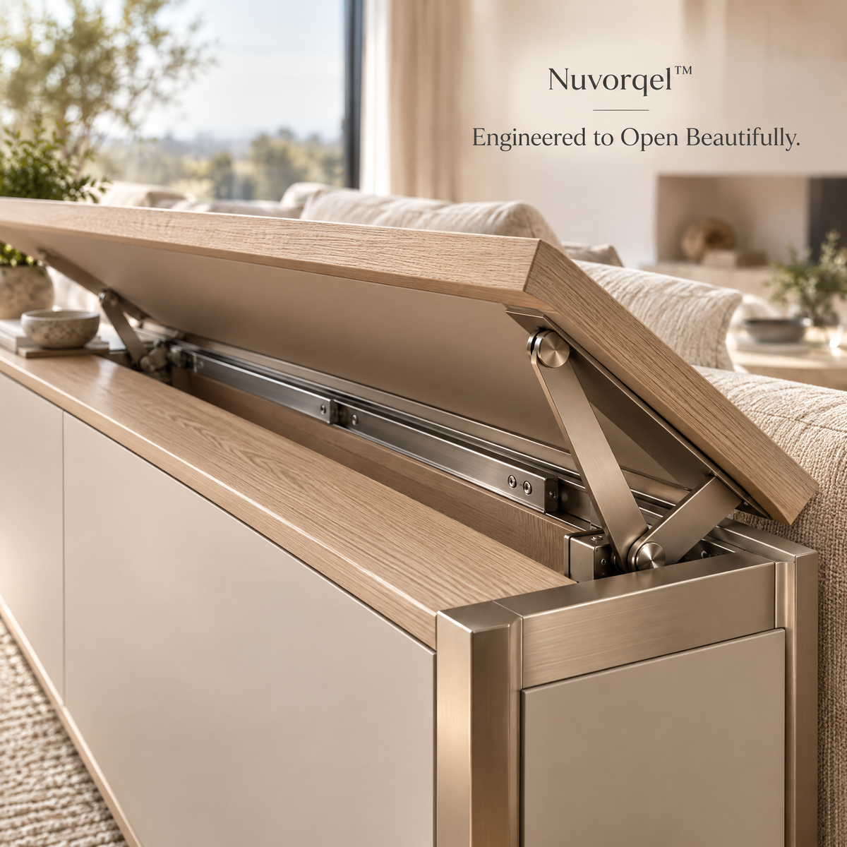 Nuvorqel™ SofaRail Work Console