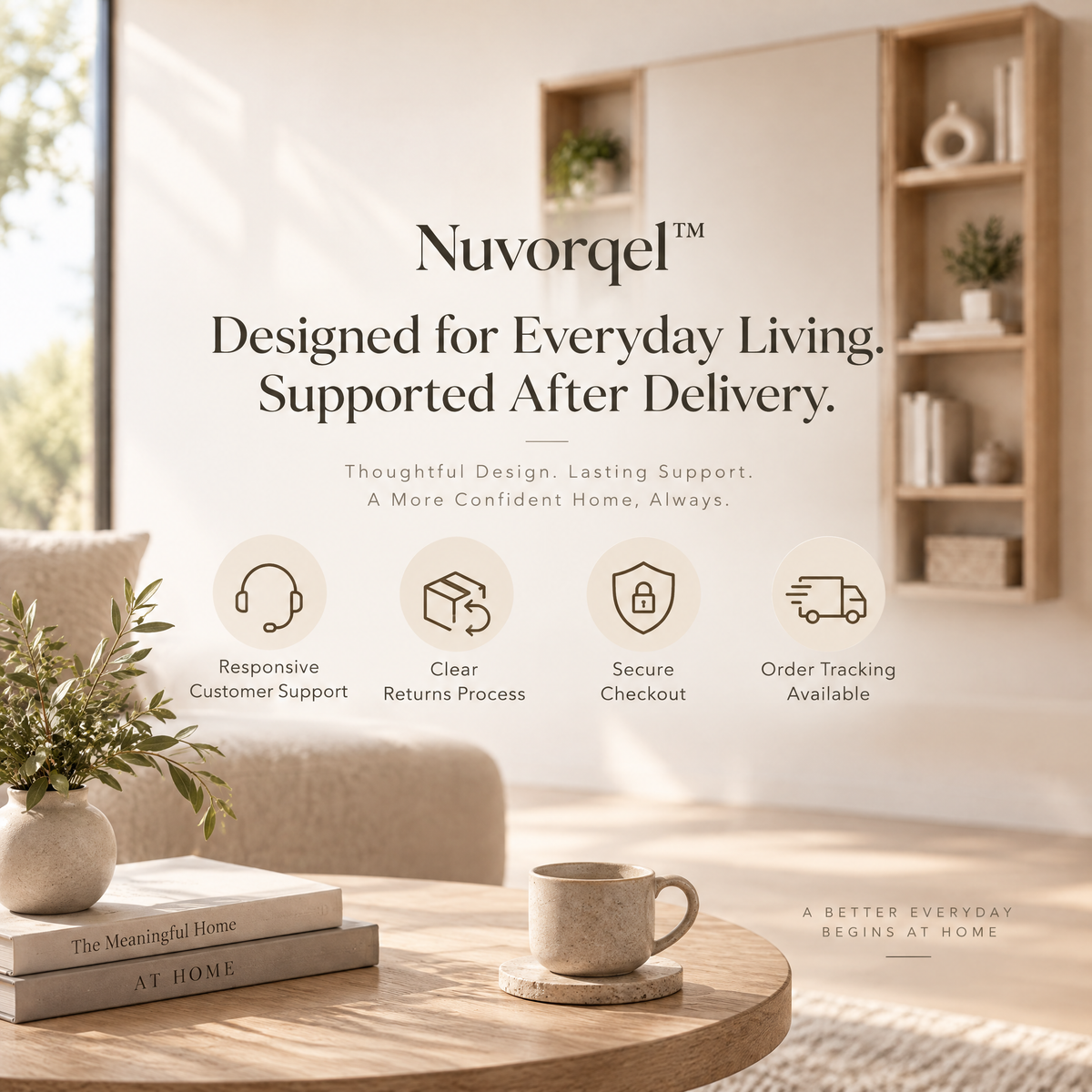 Nuvorqel™ ShelfDrop Work Panel