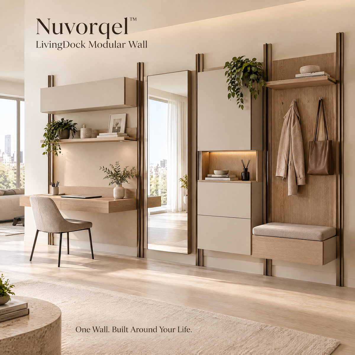 Nuvorqel™ LivingDock Modular Wall