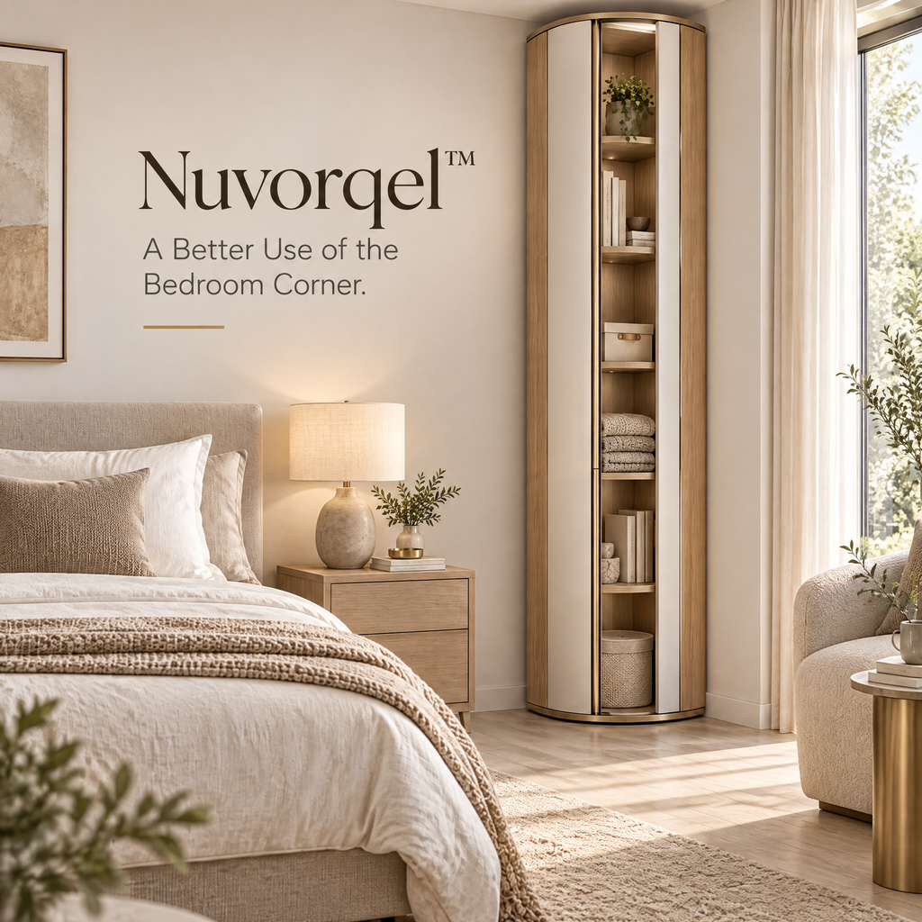 Nuvorqel™ CornerOrbit Storage Tower