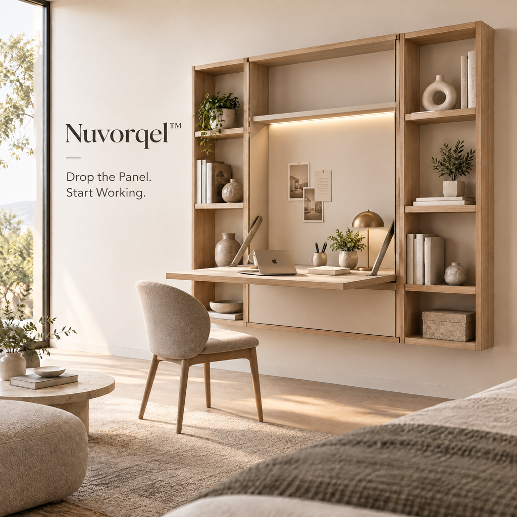 Nuvorqel™ ShelfDrop Work Panel