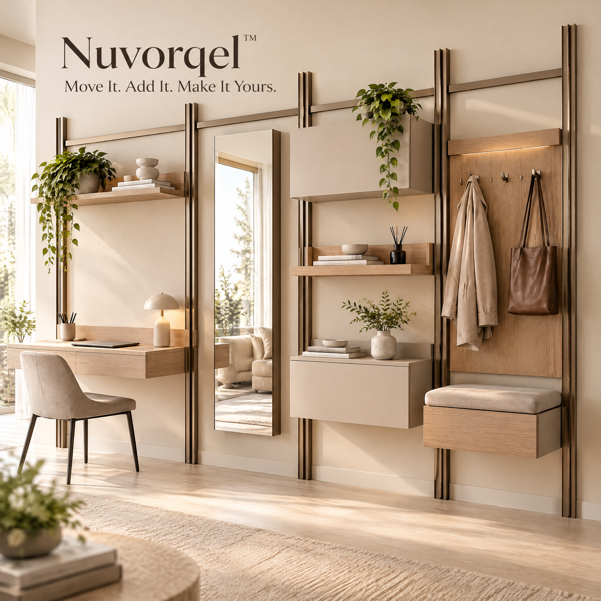 Nuvorqel™ LivingDock Modular Wall