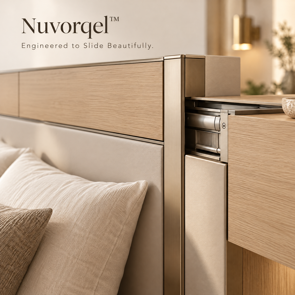 Nuvorqel™ BedRail Headboard System