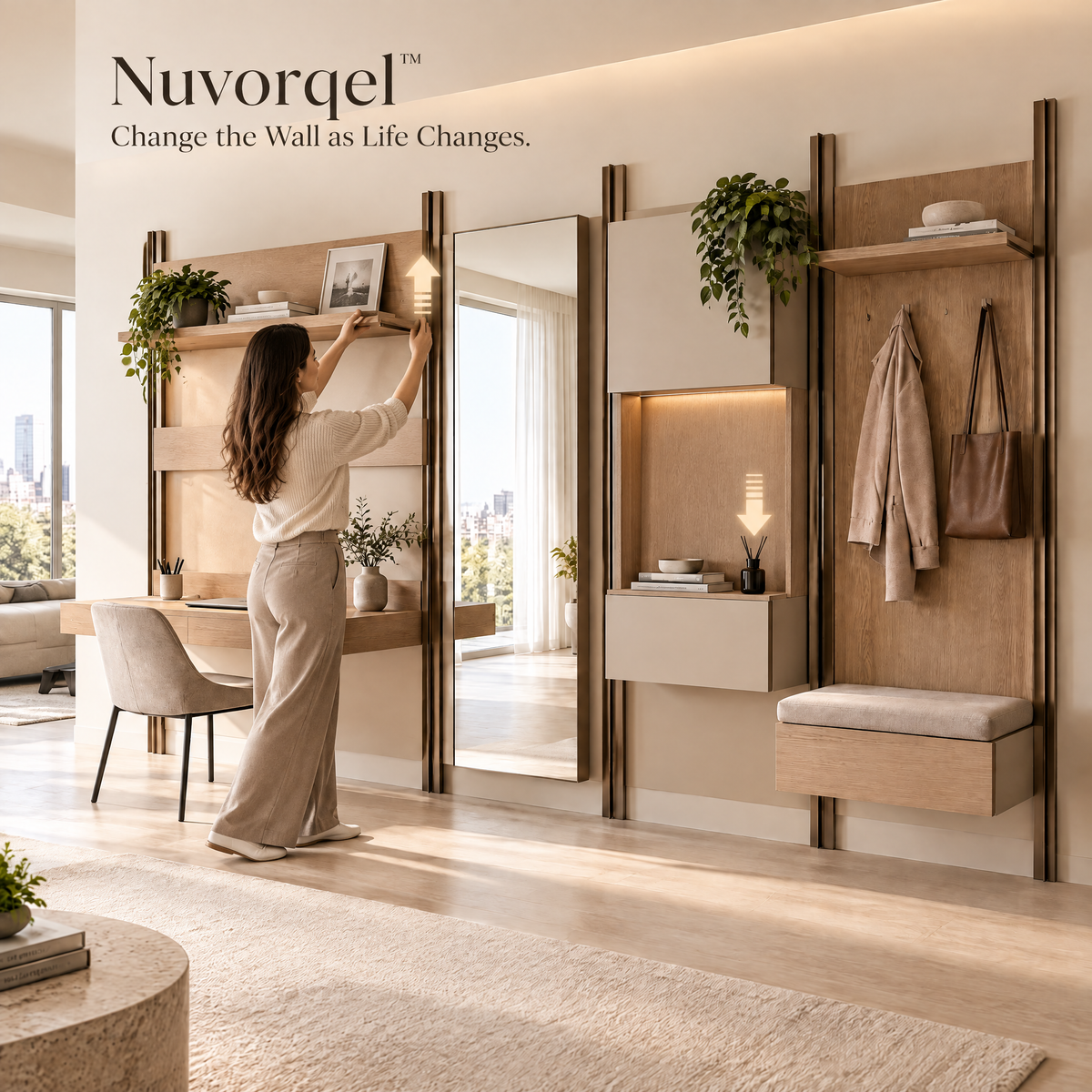 Nuvorqel™ LivingDock Modular Wall