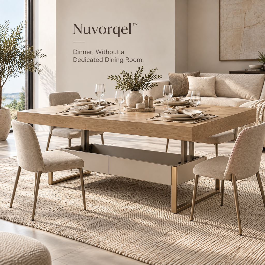Nuvorqel™ LiftArc Living Table