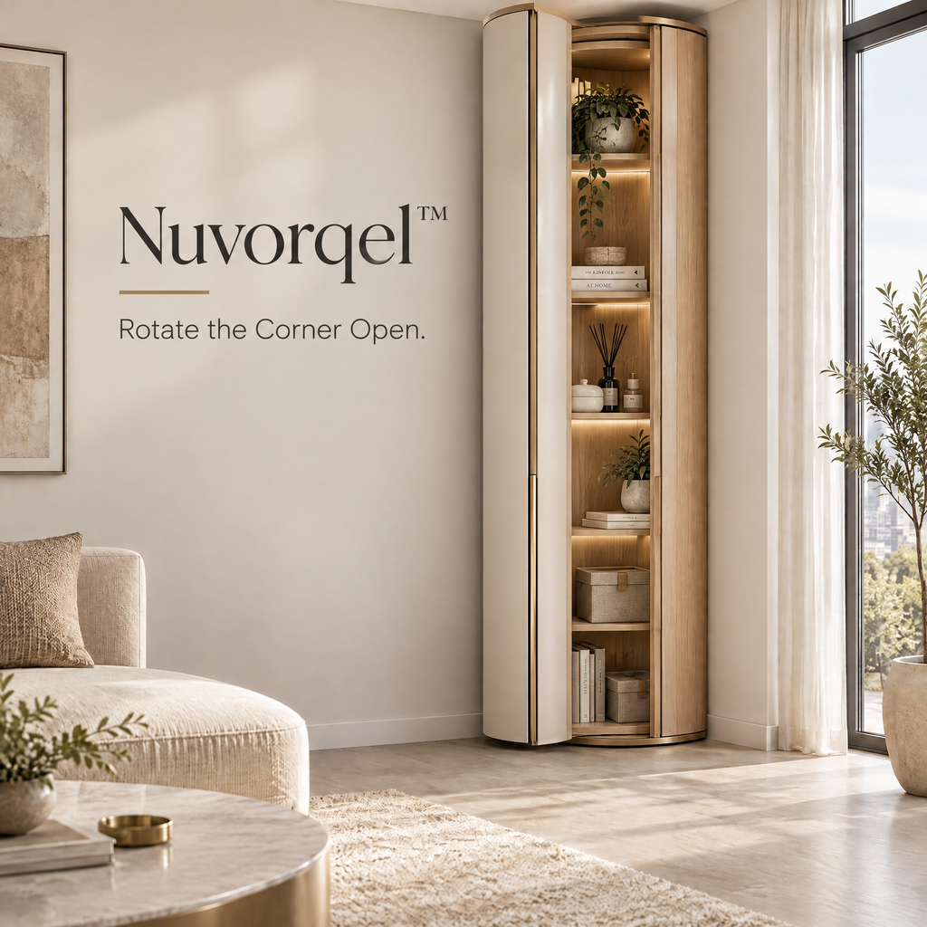 Nuvorqel™ CornerOrbit Storage Tower