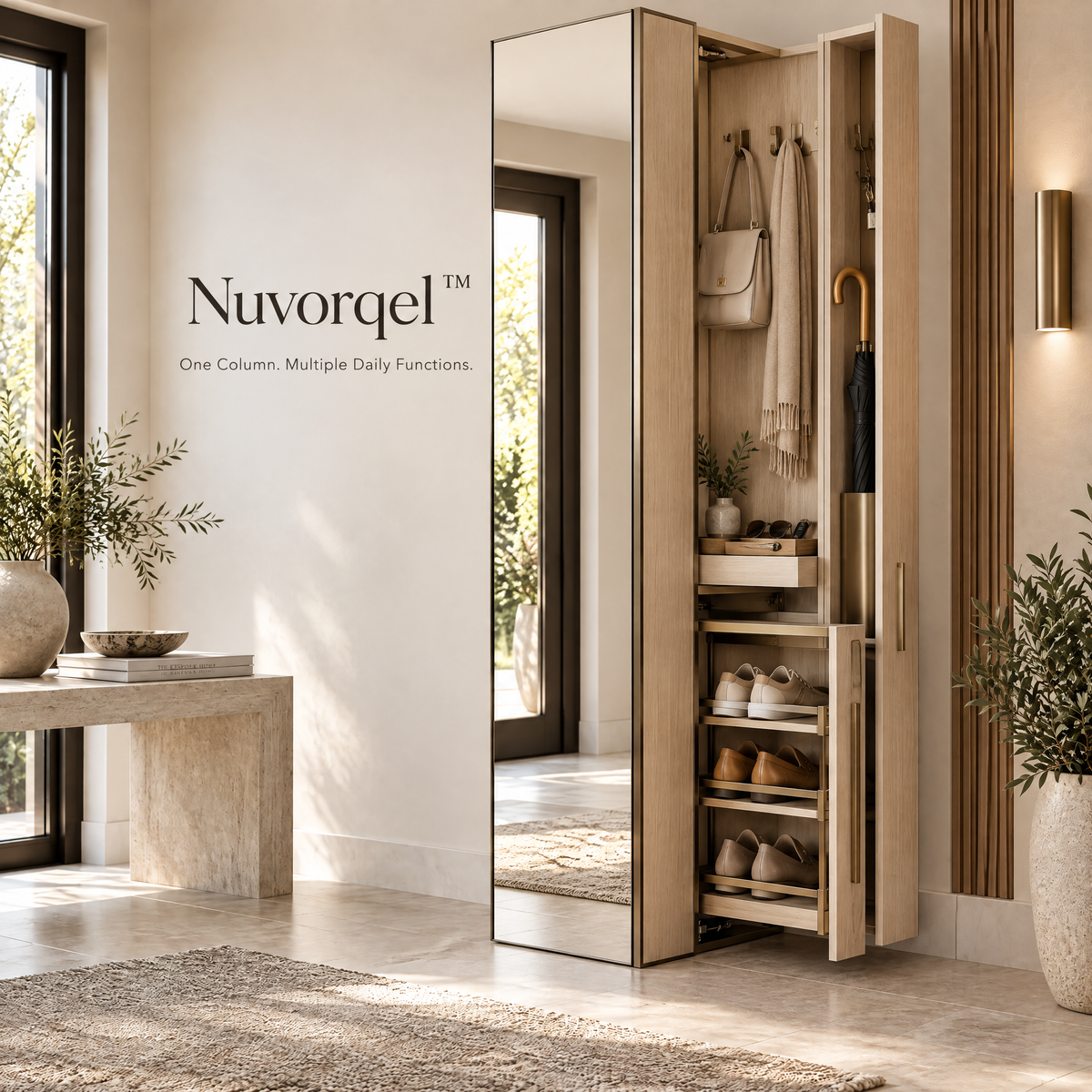 Nuvorqel™ MirrorVault Entry Column