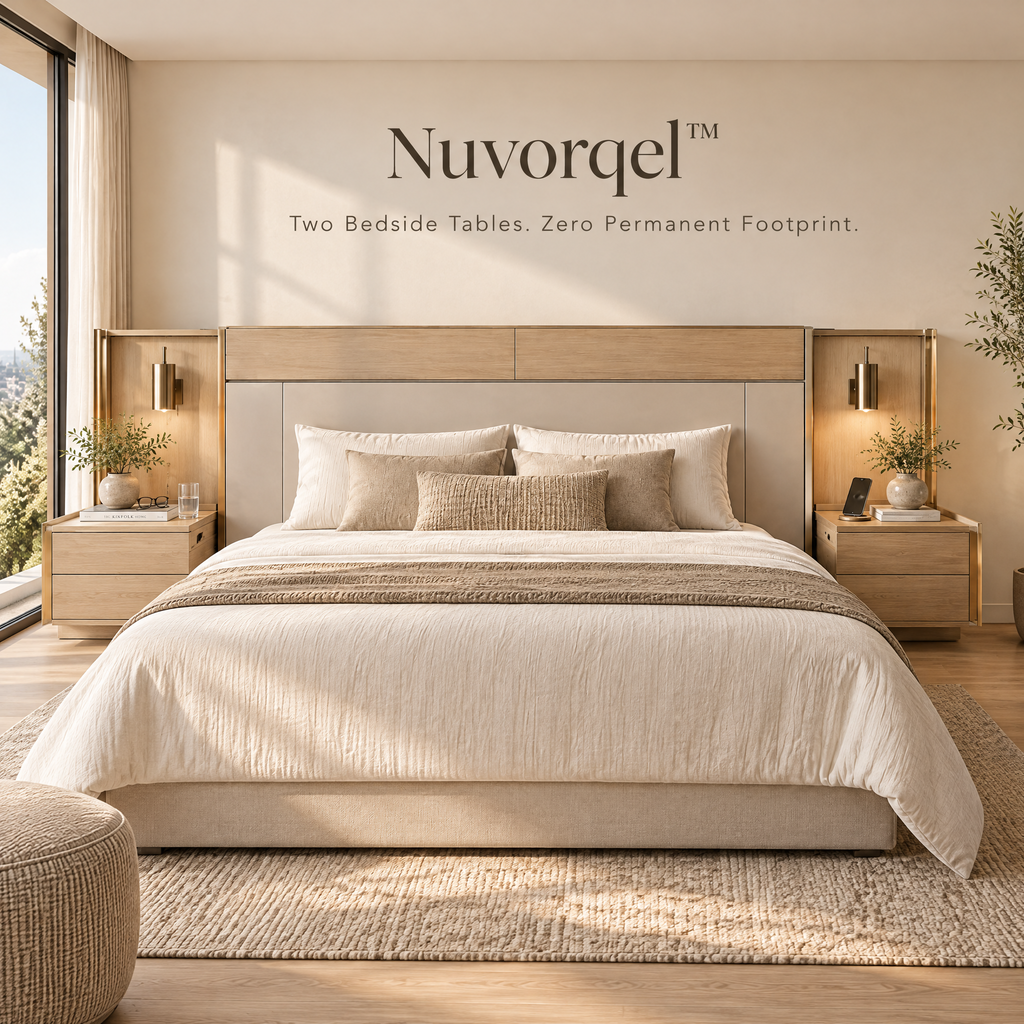 Nuvorqel™ BedRail Headboard System