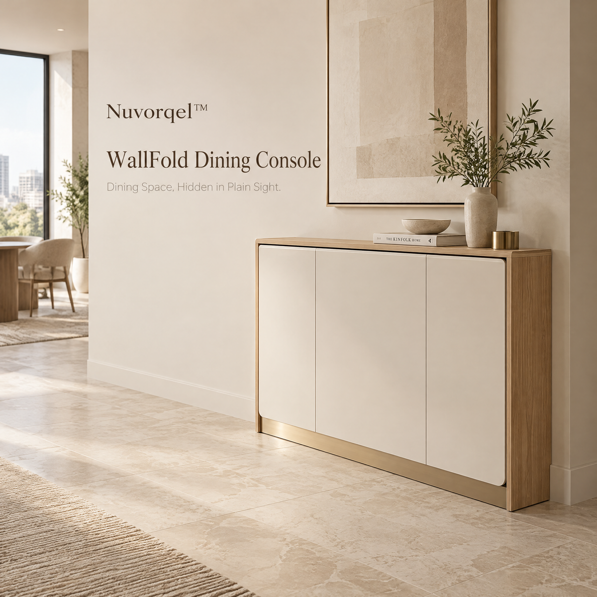 Nuvorqel™ WallFold Dining Console