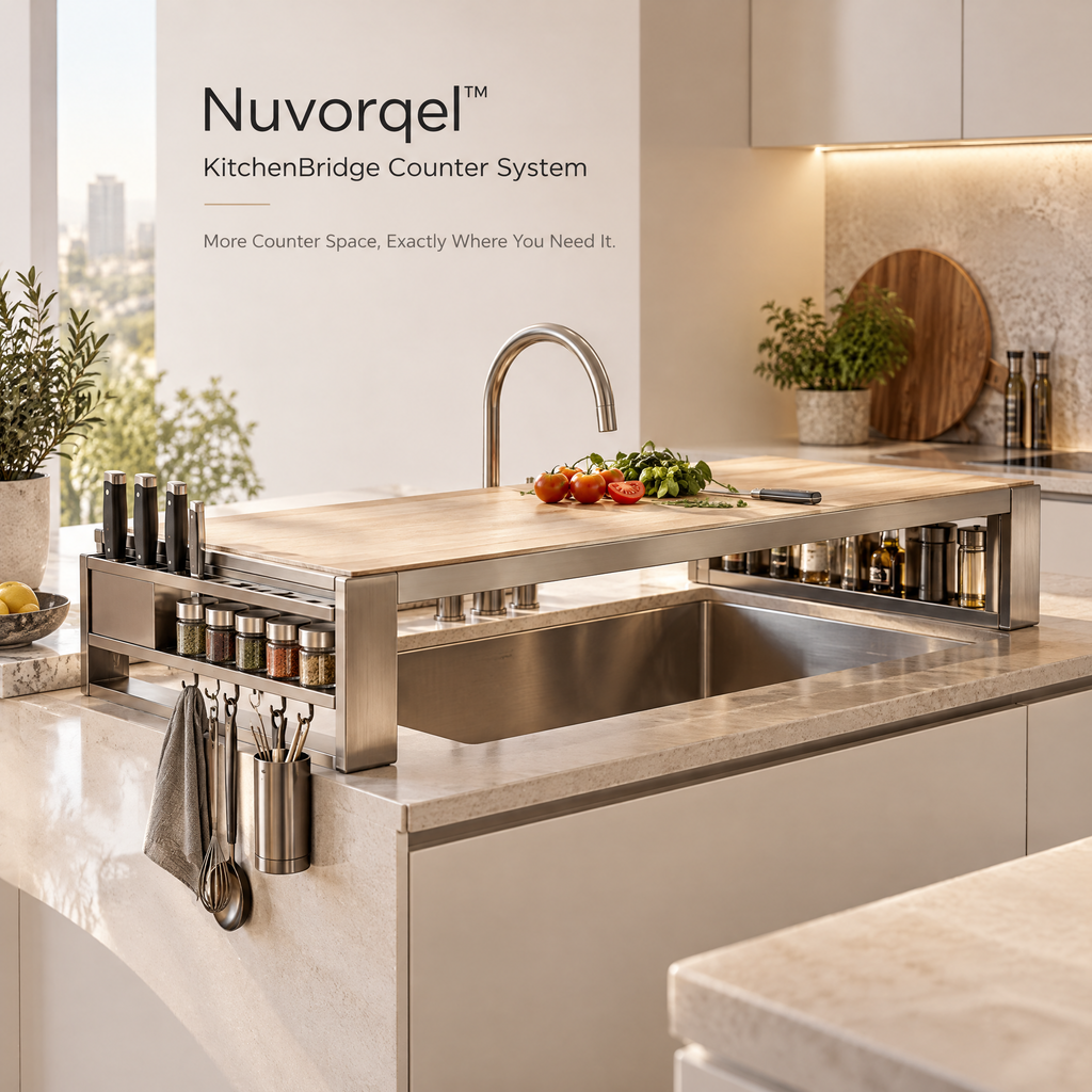Nuvorqel™ KitchenBridge Counter System