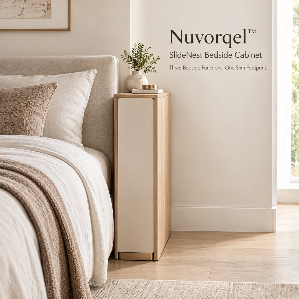 Nuvorqel™ SlideNest Bedside Cabinet