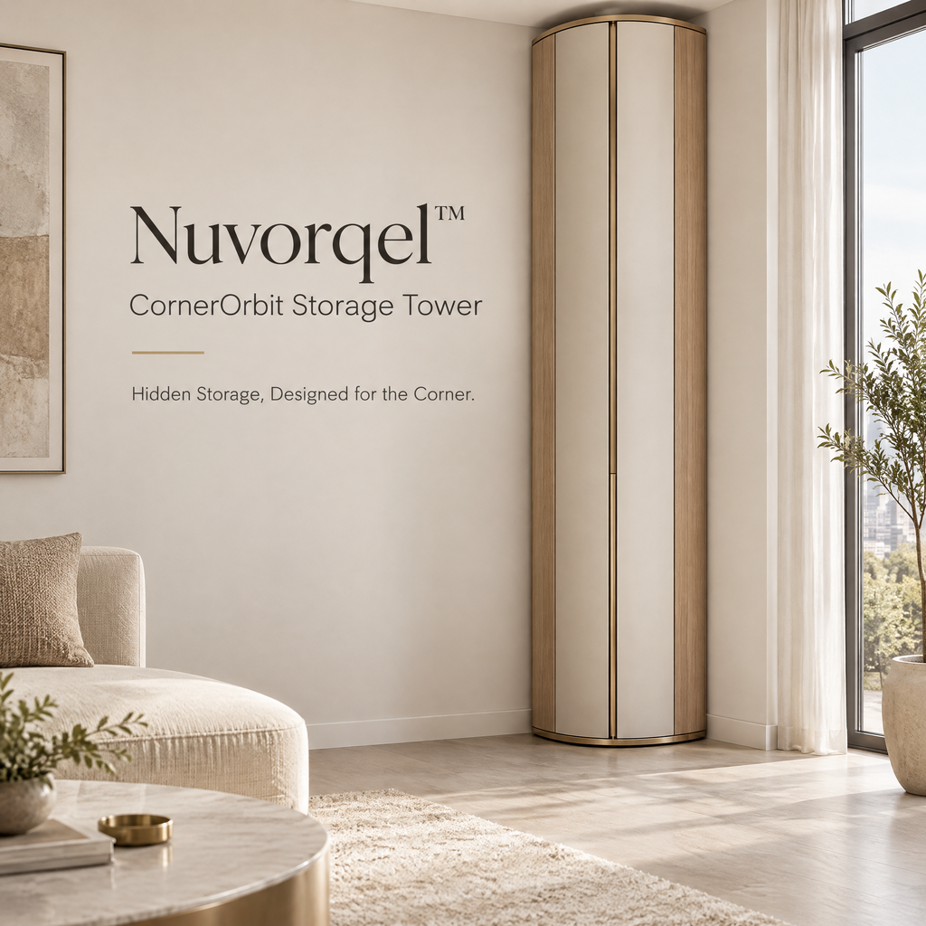 Nuvorqel™ CornerOrbit Storage Tower