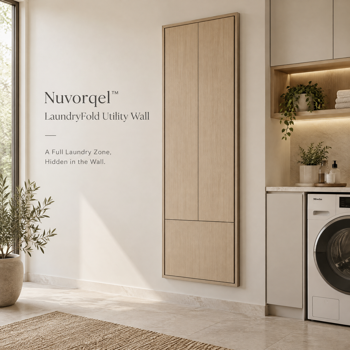 Nuvorqel™ LaundryFold Utility Wall