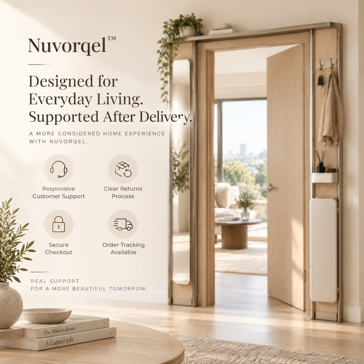 Nuvorqel™ DoorFrame Living Rail