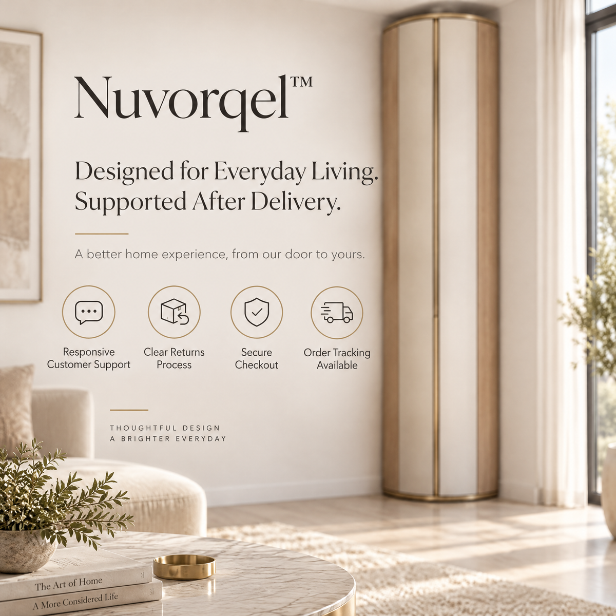 Nuvorqel™ CornerOrbit Storage Tower